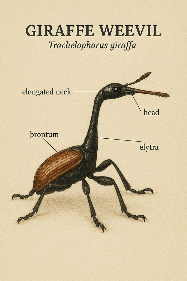 Bug of the Week: The Giraffe Weevil-Nature’s Long Necked Marvel
