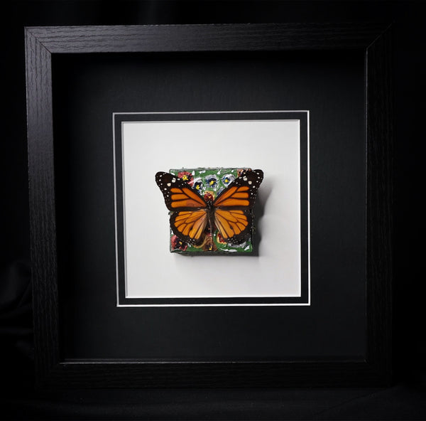 Monarch Butterfly w/ painting