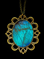 Blue Morpho Necklace