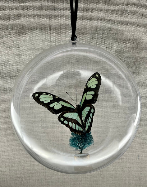 Malachite Butterfly Ornament