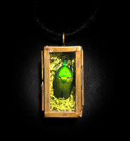 Beetle Reliquary Necklace