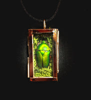 Beetle Reliquary Necklace
