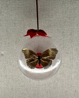 Gold Butterfly Ornament
