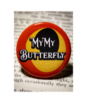 MyMy Butterfly retro button